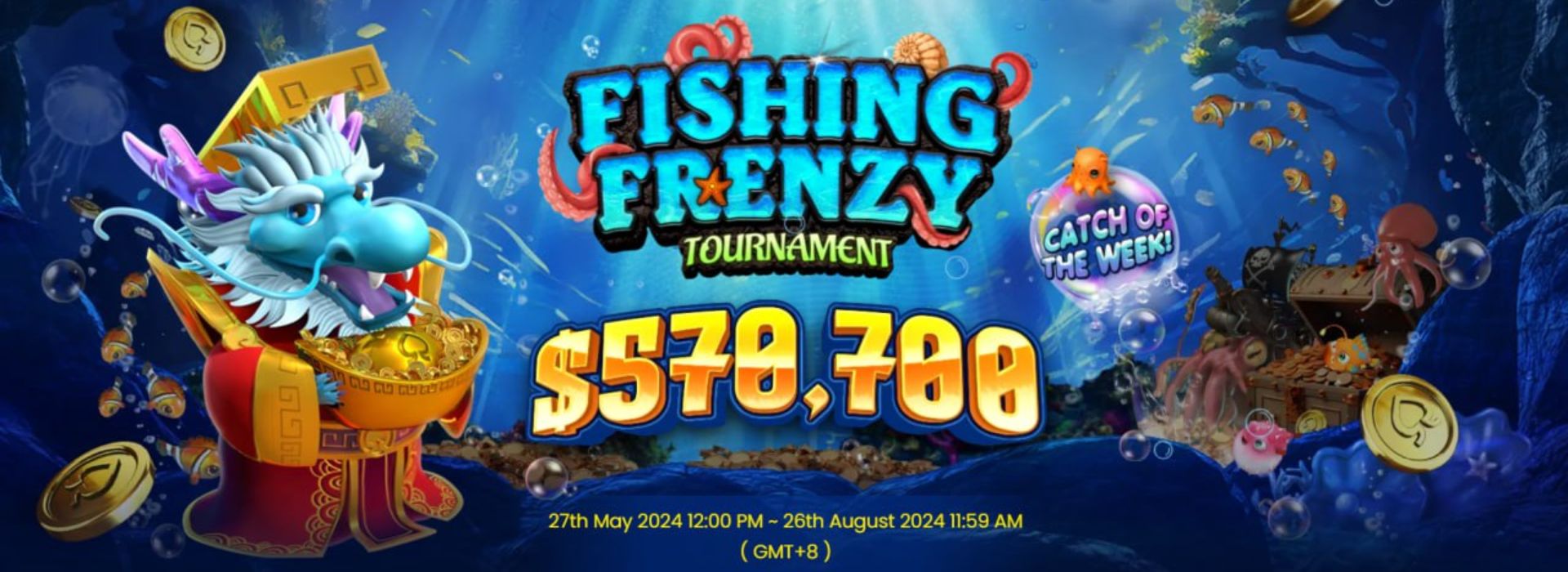 🎣GamingSoft invite you to SpadeGaming’s Grand Fishing Frenzy Tournament Event!🐠